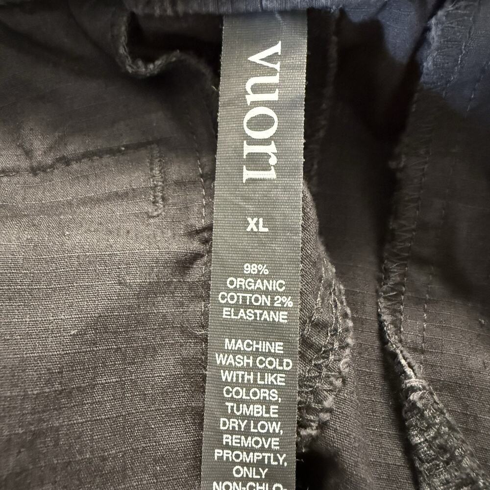 VUORI Vintage Ripstop Short Charcoal Gray Rough Hem VW385 Size XL - Picture 6 of 7